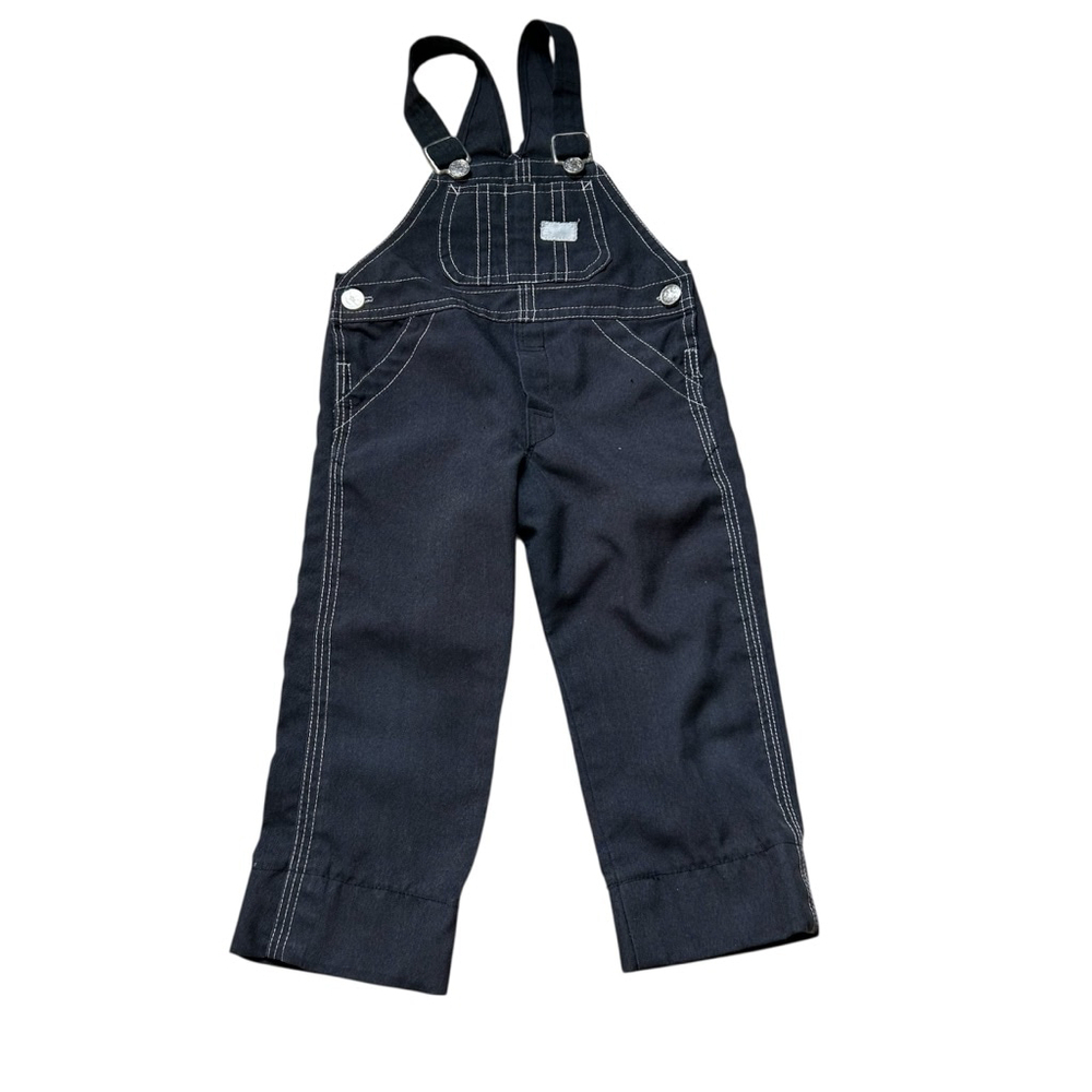 Vintage Handmade Work Overalls Size Unknown black/dark grey